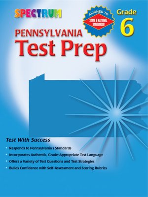 cover image of Pennsylvania Test Prep, Grade 6